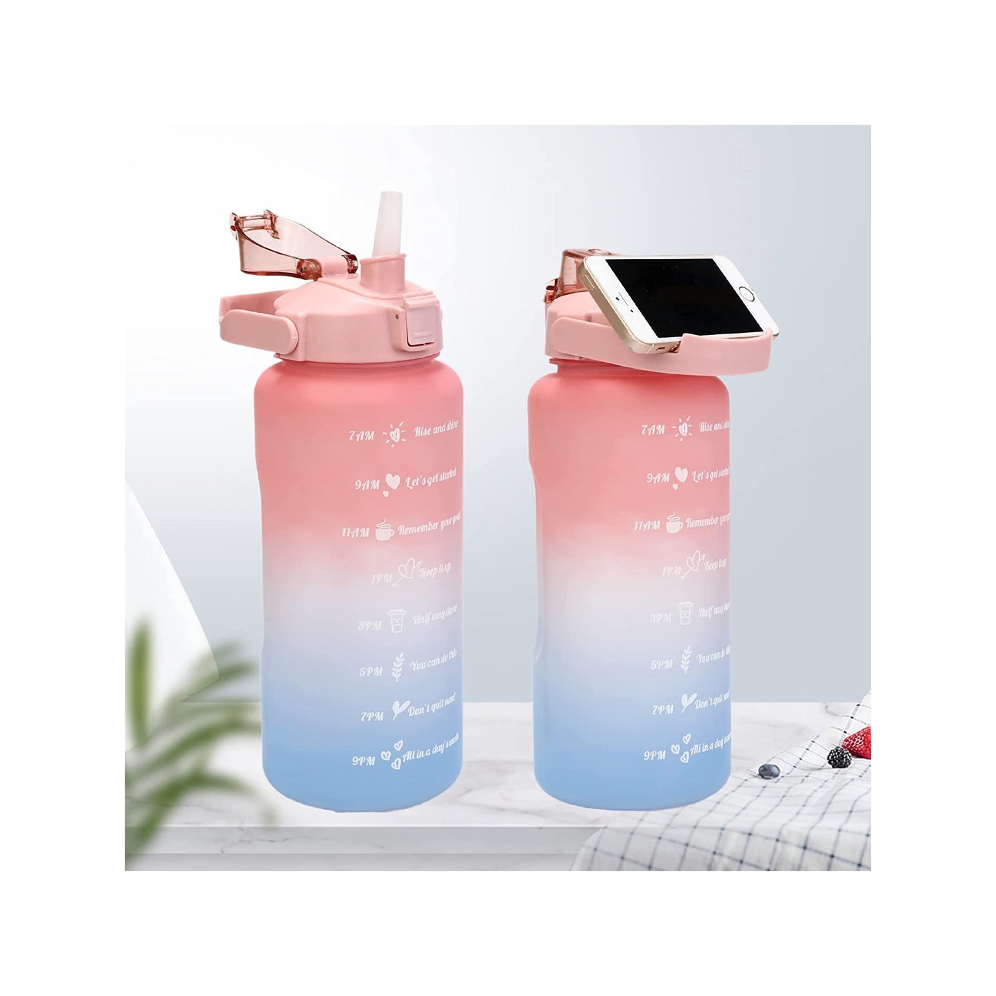 Motivational Water Bottle - 3 pc Set