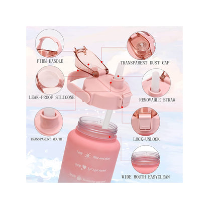 Motivational Water Bottle - 3 pc Set